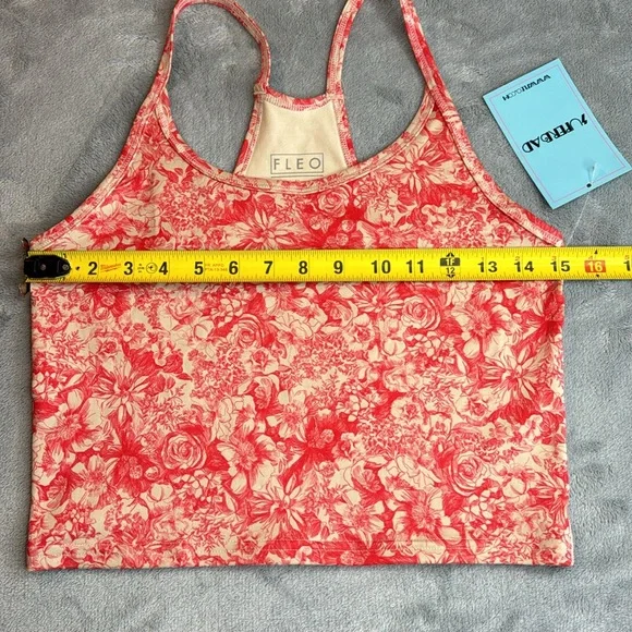 NWT Floe Flower Sketch Switch Up Crop Tank Top  Size Medium - Picture 7 of 8